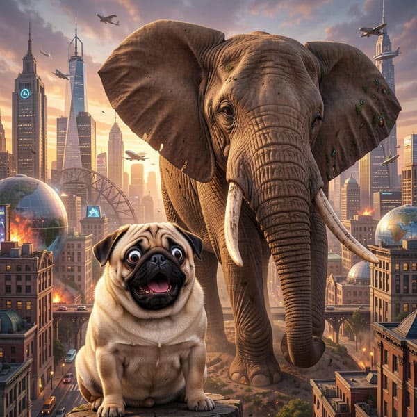 DIGITAL DOG ART AI GENERATED GALLERY