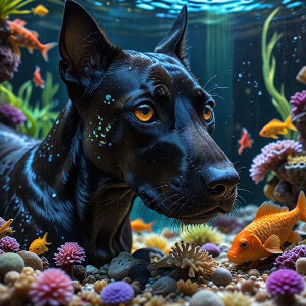 DIGITAL DOG ART AI GENERATED GALLERY