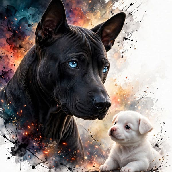 DIGITAL DOG ART AI GENERATED GALLERY