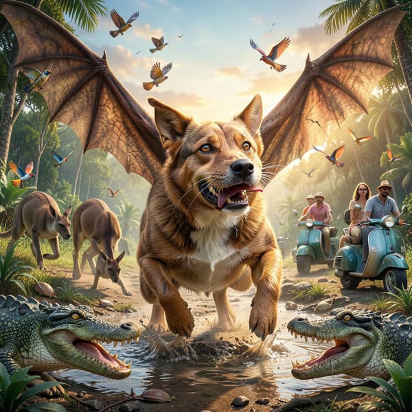 DIGITAL DOG ART AI GENERATED GALLERY