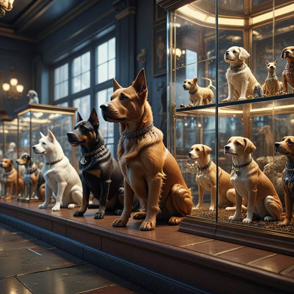 DIGITAL DOG ART AI GENERATED GALLERY