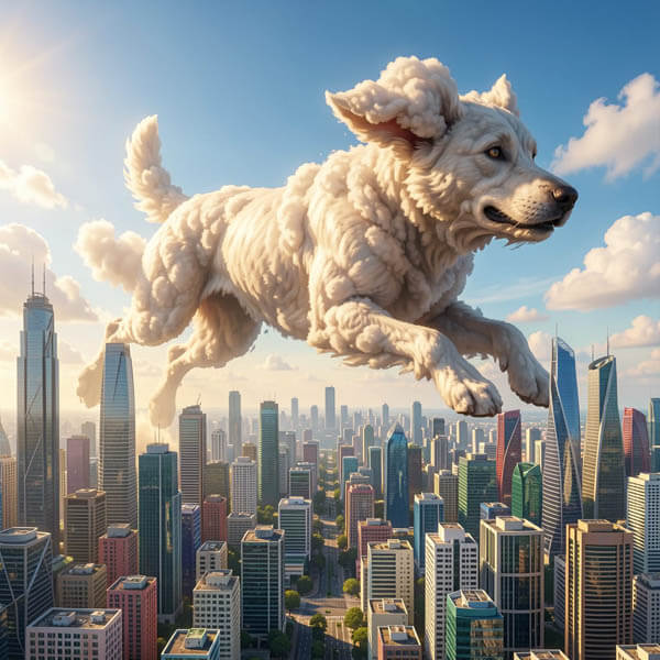 DIGITAL DOG ART AI GENERATED GALLERY