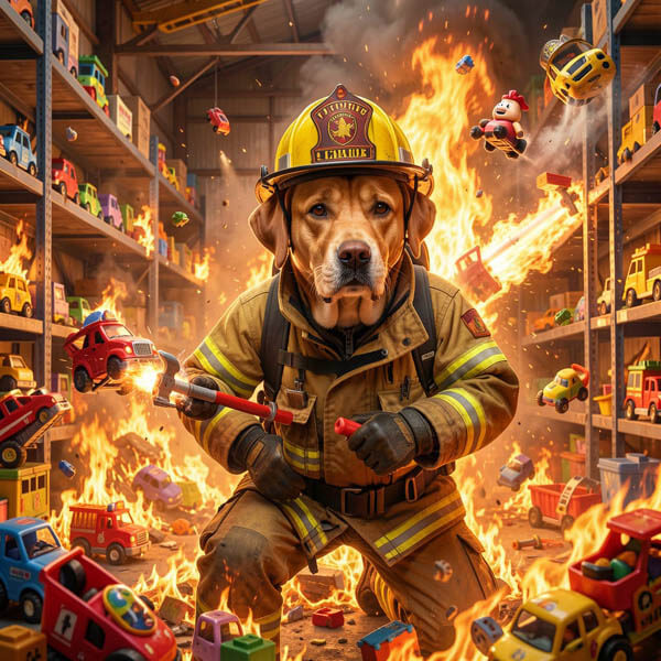 DIGITAL DOG ART AI GENERATED GALLERY