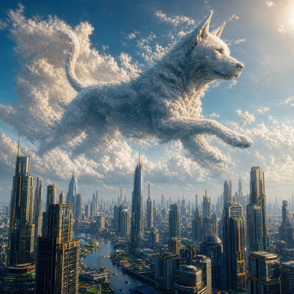 DIGITAL DOG ART AI GENERATED GALLERY