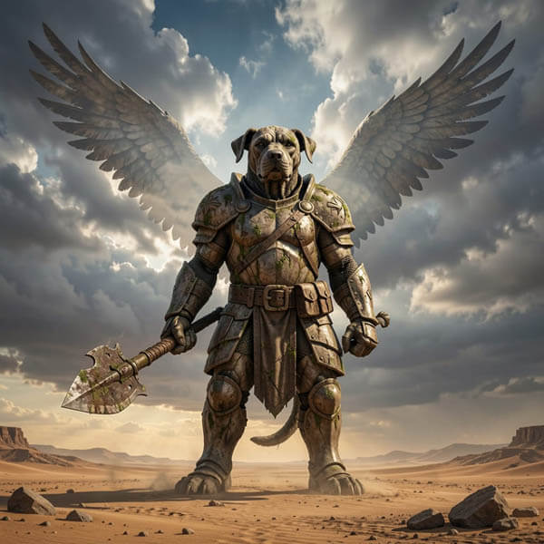 DIGITAL DOG ART AI GENERATED GALLERY