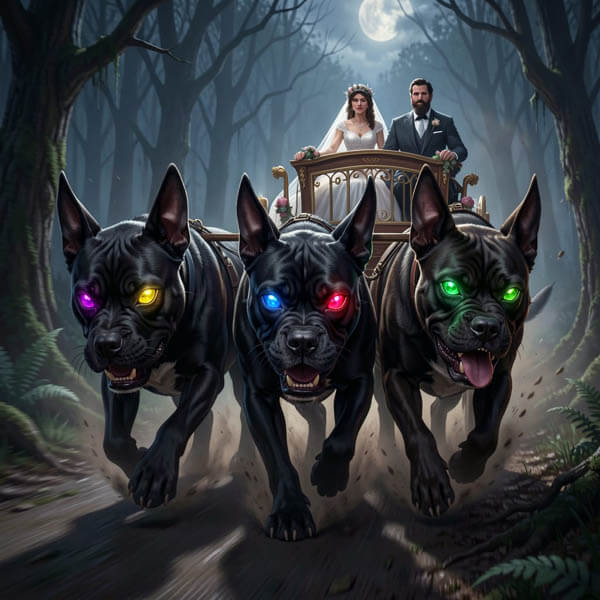 DIGITAL DOG ART AI GENERATED GALLERY