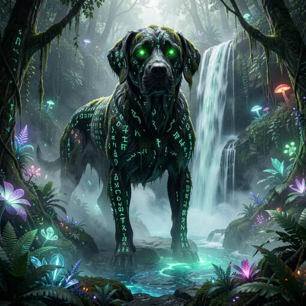 DIGITAL DOG ART AI GENERATED GALLERY