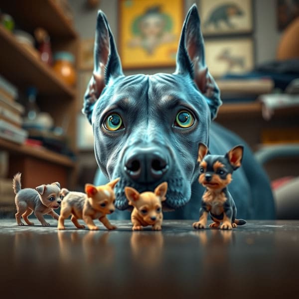 DIGITAL DOG ART AI GENERATED GALLERY