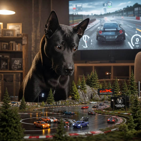DIGITAL DOG ART AI GENERATED GALLERY