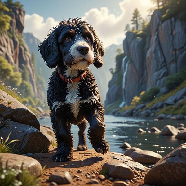 DIGITAL DOG ART AI GENERATED GALLERY