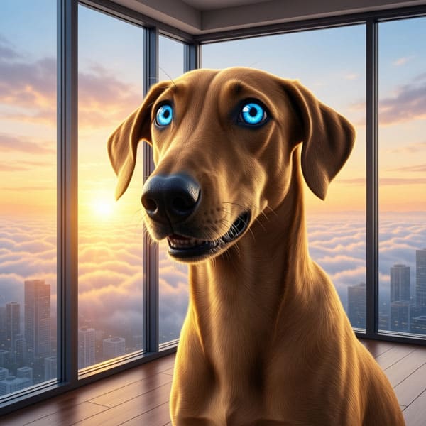 DIGITAL DOG ART AI GENERATED GALLERY