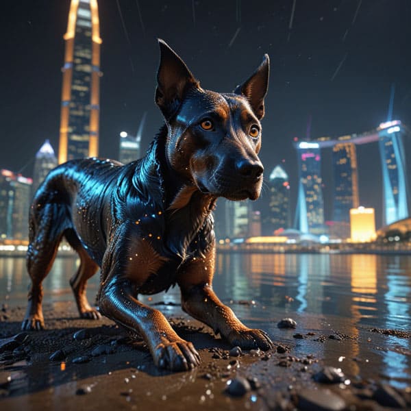 DIGITAL DOG ART AI GENERATED GALLERY