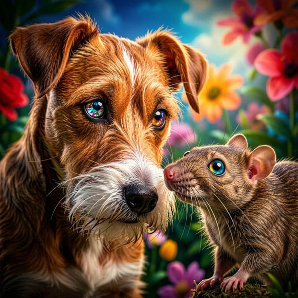 DIGITAL DOG ART AI GENERATED GALLERY