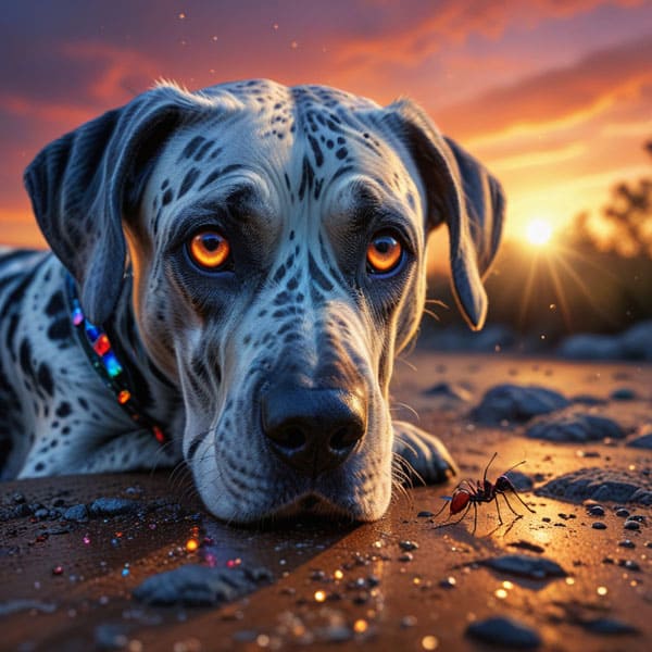 DIGITAL DOG ART AI GENERATED GALLERY