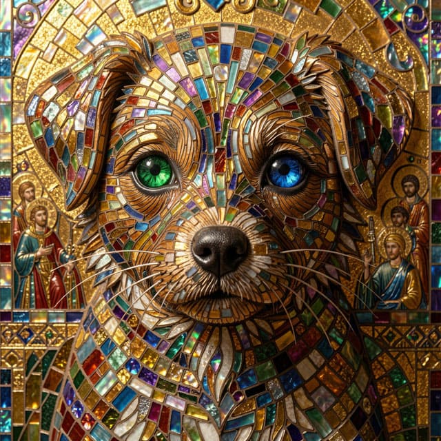 DIGITAL DOG ART AI GENERATED GALLERY