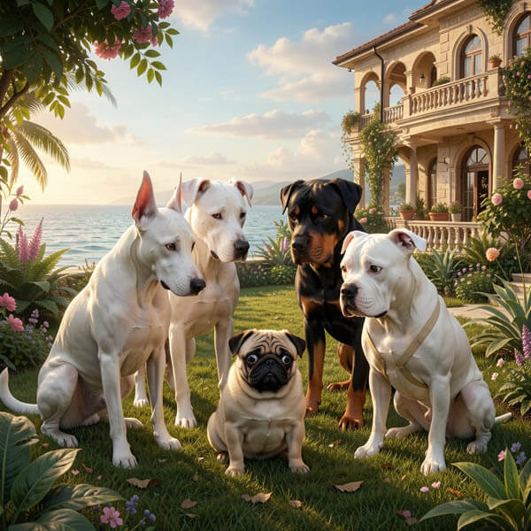 DIGITAL DOG ART AI GENERATED GALLERY
