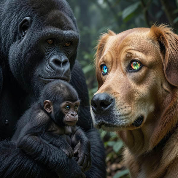 DIGITAL DOG ART AI GENERATED GALLERY