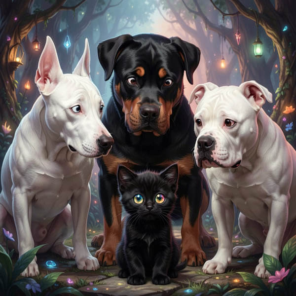 DIGITAL DOG ART AI GENERATED GALLERY