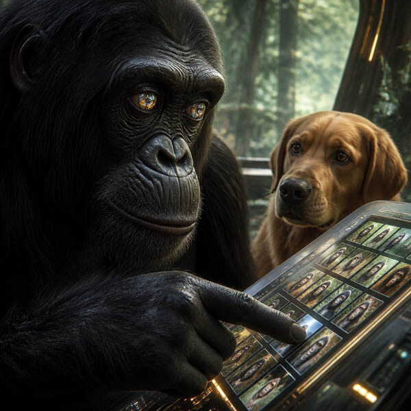 DIGITAL DOG ART AI GENERATED GALLERY