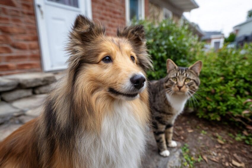CAT-FRIENDLY DOG BREEDS - SHETLAND SHEEPDOG
