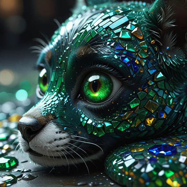 DIGITAL DOG ART AI GENERATED GALLERY