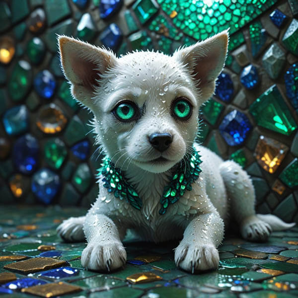 DIGITAL DOG ART AI GENERATED GALLERY