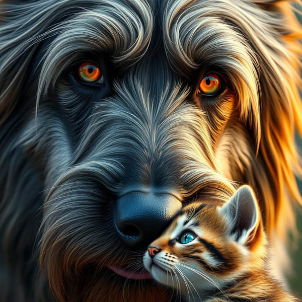 DIGITAL DOG ART AI GENERATED GALLERY