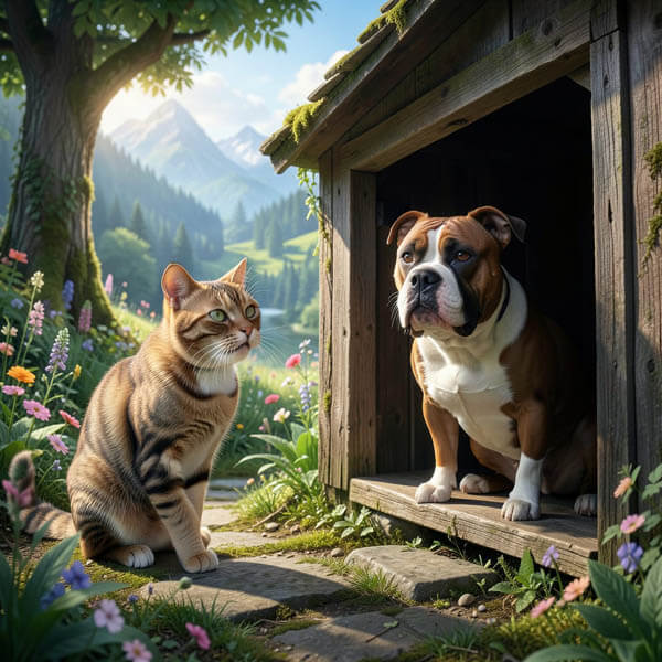 DIGITAL DOG ART AI GENERATED GALLERY