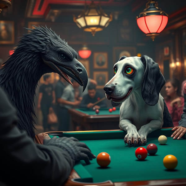 DIGITAL DOG ART AI GENERATED GALLERY