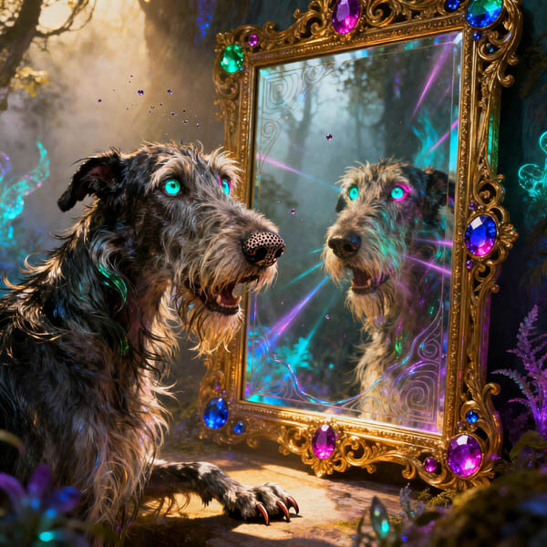 DIGITAL DOG ART AI GENERATED GALLERY