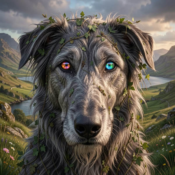 DIGITAL DOG ART AI GENERATED GALLERY