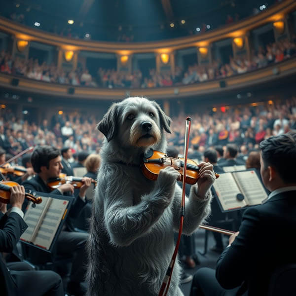 DIGITAL DOG ART AI GENERATED GALLERY