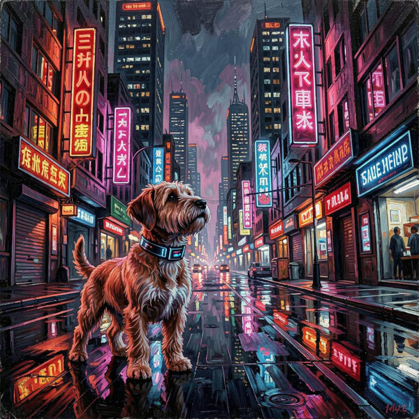 DIGITAL DOG ART AI GENERATED GALLERY