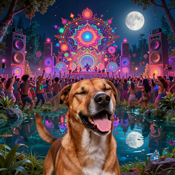 DIGITAL DOG ART AI GENERATED GALLERY