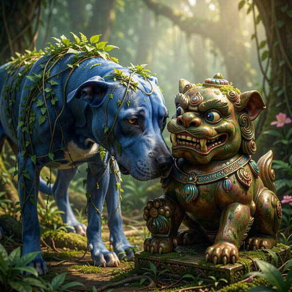 DIGITAL DOG ART AI GENERATED GALLERY