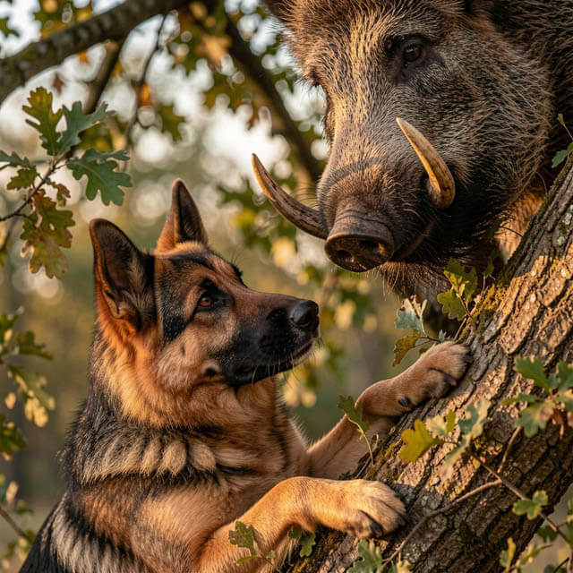 DIGITAL DOG ART AI GENERATED GALLERY