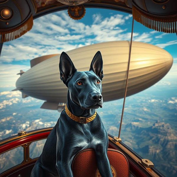 DIGITAL DOG ART AI GENERATED GALLERY