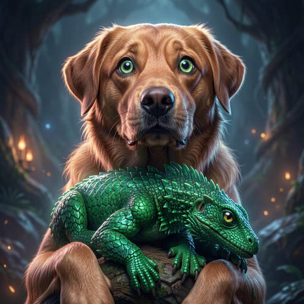 DIGITAL DOG ART AI GENERATED GALLERY