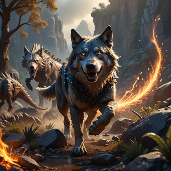 DIGITAL DOG ART AI GENERATED GALLERY