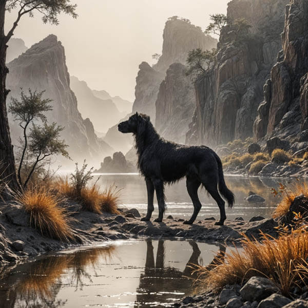 DIGITAL DOG ART AI GENERATED GALLERY