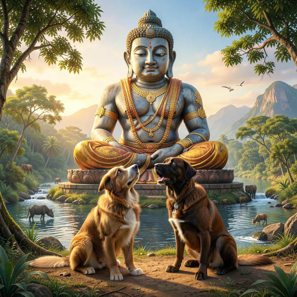 DIGITAL DOG ART AI GENERATED GALLERY