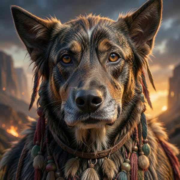 DIGITAL DOG ART AI GENERATED GALLERY
