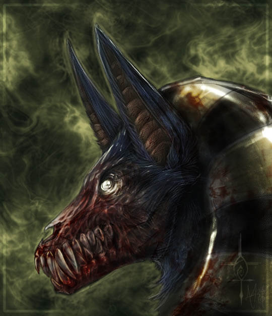 ANUBIS DOG PHOTOS IMAGES GRAPHICS DRAW ART PORTRAITS 3D