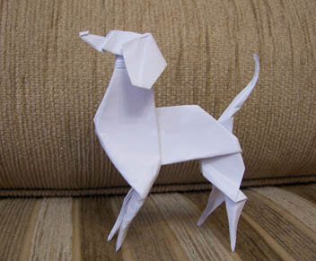 Origami Dogs, Origami Puppies, Advanced Origami, Japanese Origami