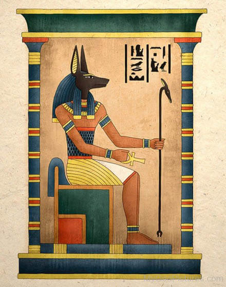 ANUBIS DOG - WORSHIPPING THE GOD